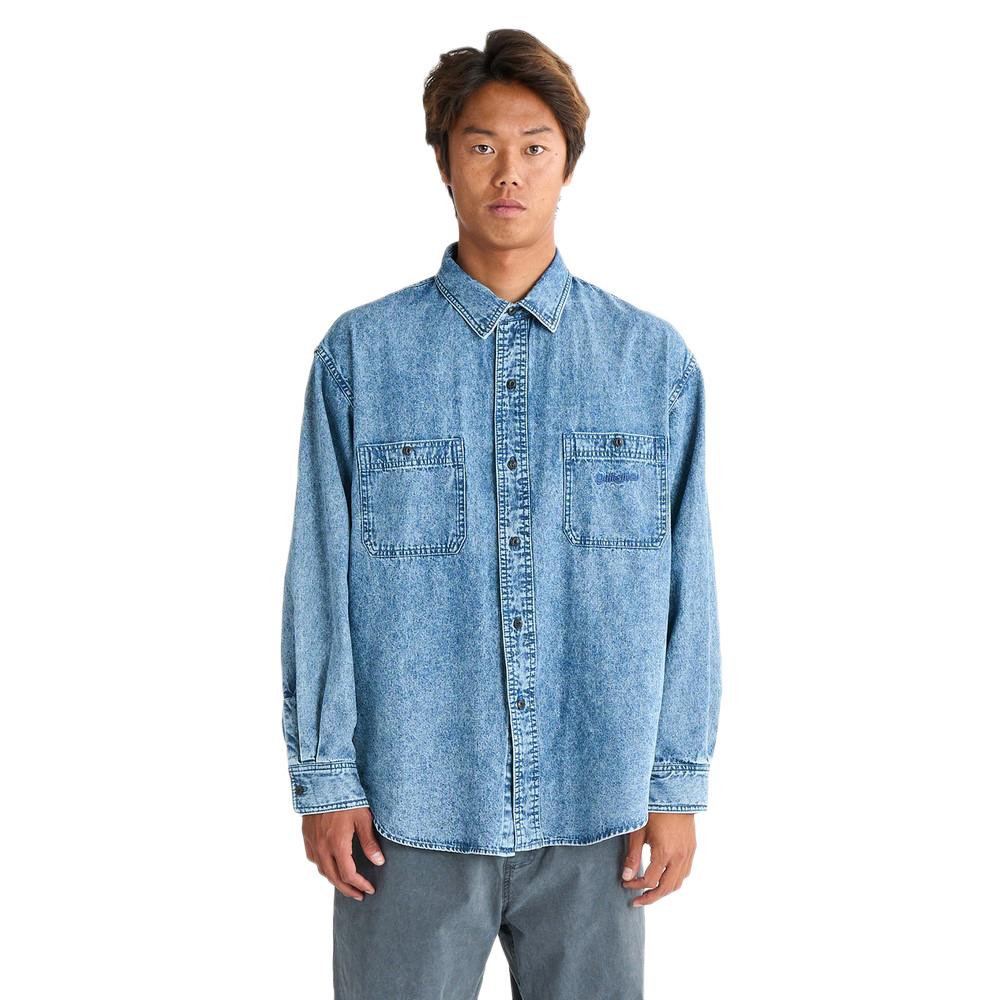 クイックシルバー(Quiksilver)SHORE WASH シャツ ダンガリー 25SPQSH251001BLU(Men's)