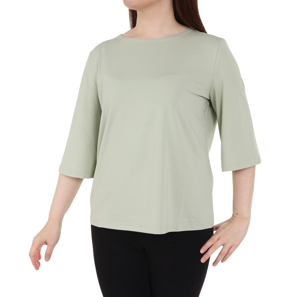 エーグル(AIGLE)吸水速乾 ボートネック 半袖Tシャツ ZTFAT46-006(Lady's)