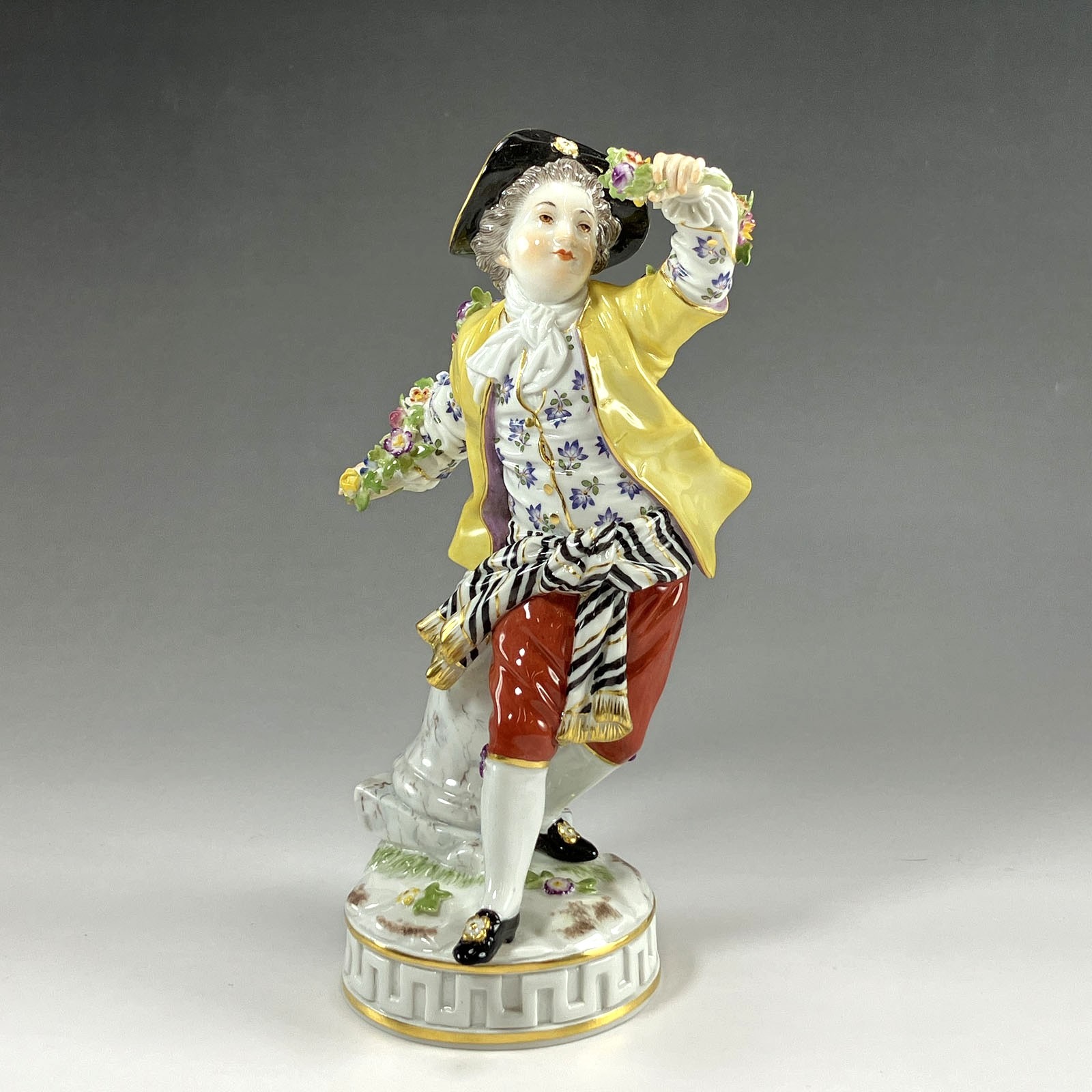 Meissen マイセン 花づなを持った庭師の青年 61246 61246 ポーセリン 置物 オブジェ _