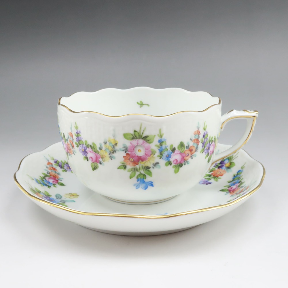 HEREND ヘレンド リヒテンシュタインブーケ ( LTBS ) 磁器 食器 _ 【中古】