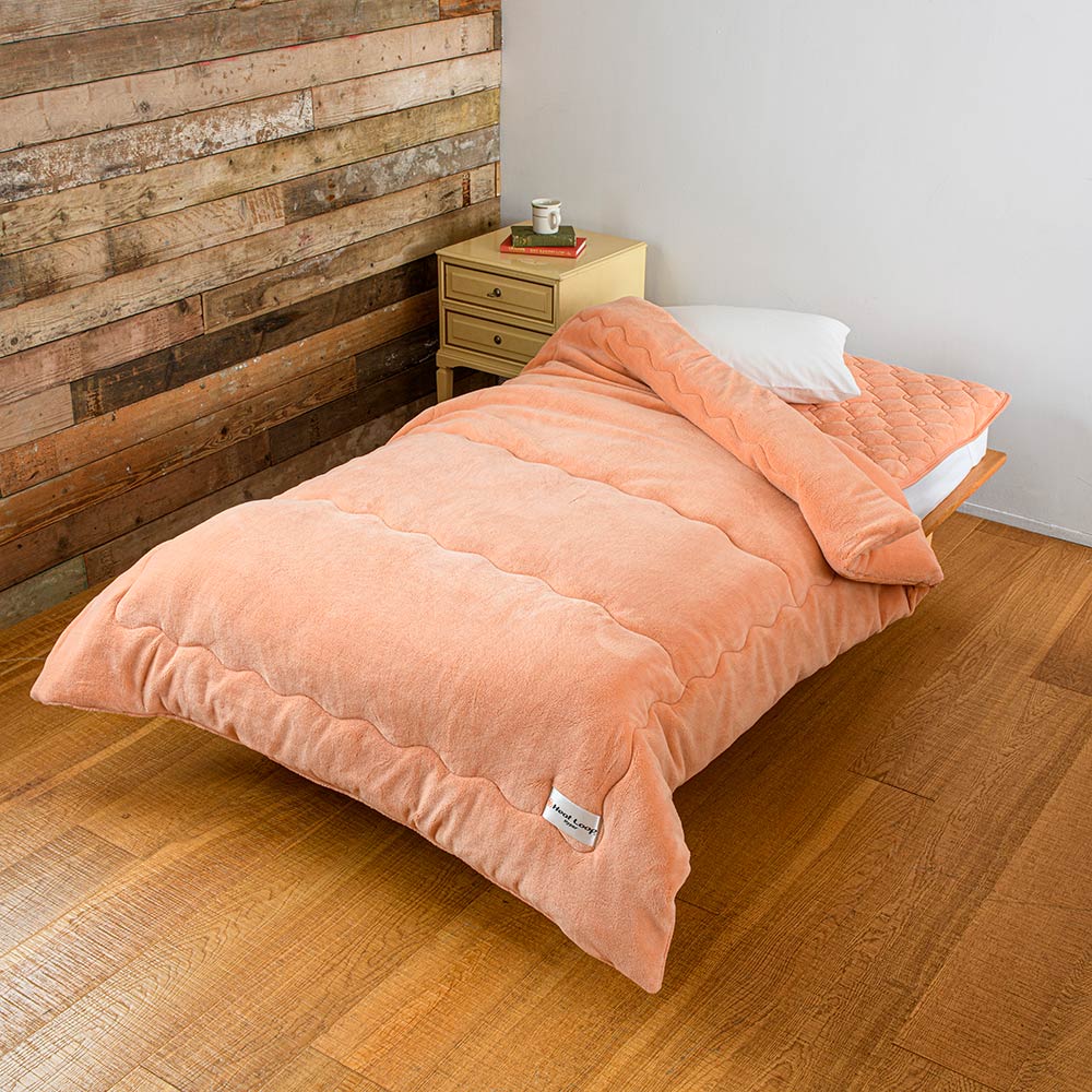 ≪クイーン≫ 【ディノス限定販売】ヒートループ（R)ハイパー お得な掛け毛布増量タイプ＋敷きパッドセット 敷きパッド LX3608