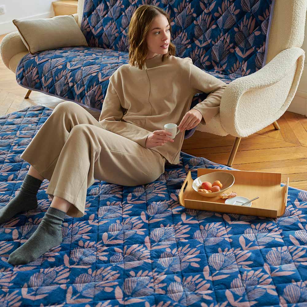 ≪約190×190cm≫ ELLE HOME（R） ヒートループ（R）ハイパー ラグ カーペット ラグ マット 洗えるラグ 615655