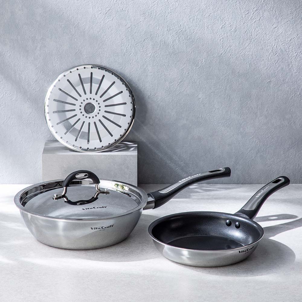 VitaCraft/ビタクラフト アメリア dinos５５周年記念セット 鍋 フライパン 647901