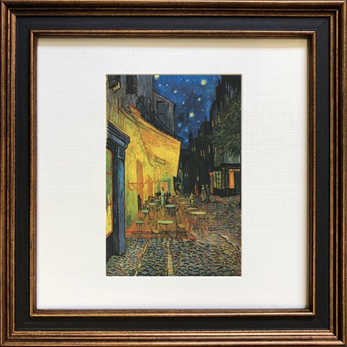 品番 bks-zfa-61671メーカー名 美工社「名画」「フィンセント・ファン・ゴッホ 名画 Gogh 夜のカフェテラス 24×24×2cm ギフト 装飾 インテリア 取寄品」名画を飾ってお部屋をワ