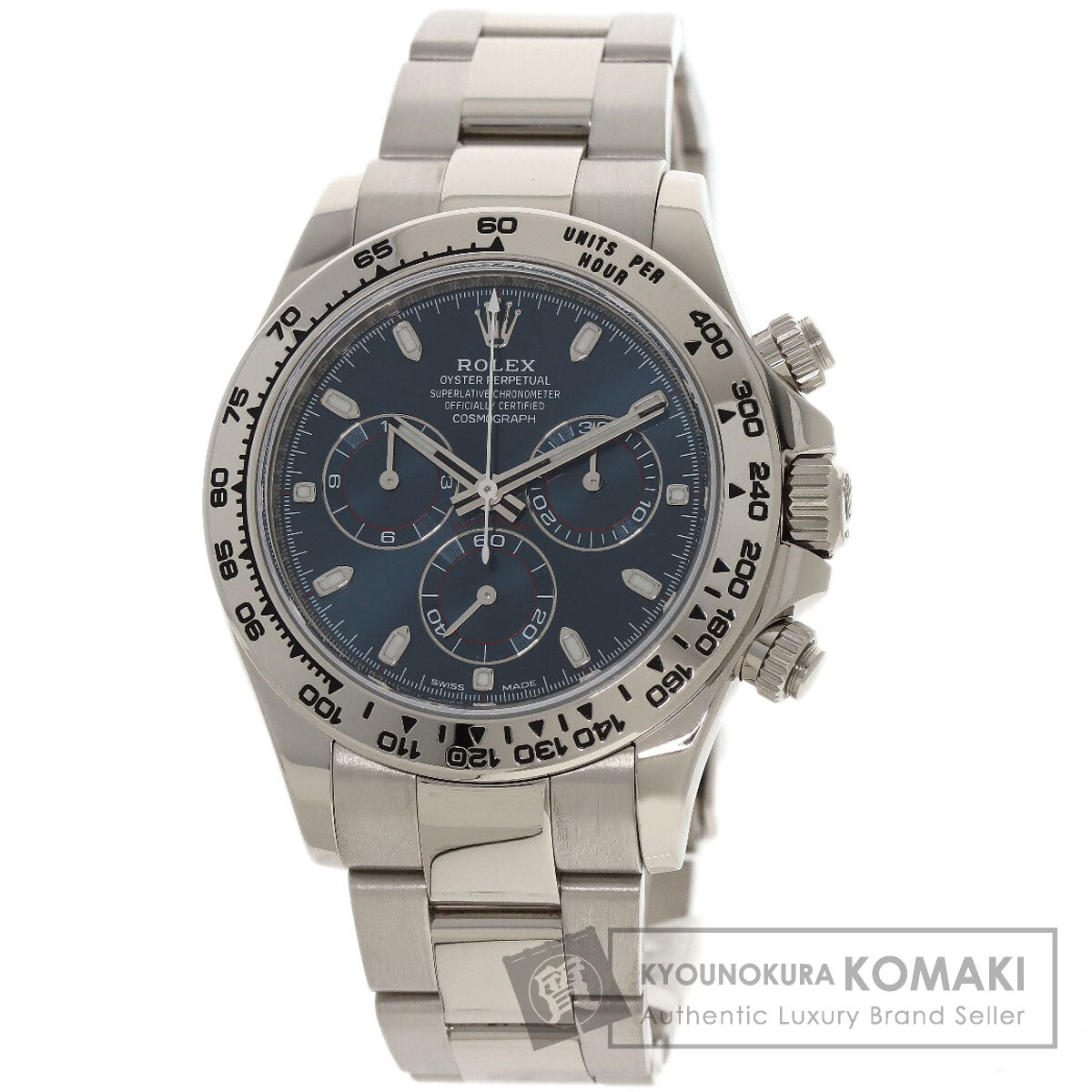 ロレックス ROLEX 116509 コスモグラフ デイトナ 腕時計 K18ホワイトゴールド K18WG メンズ 中古