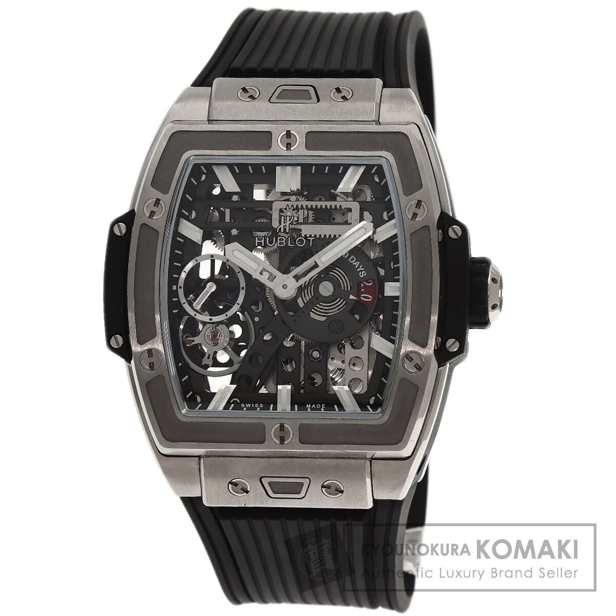 ウブロ HUBLOT 614.NX.1170.RX スピリット オブ ビックバン メカ-10 腕時計 チタニウム ラバー 中古