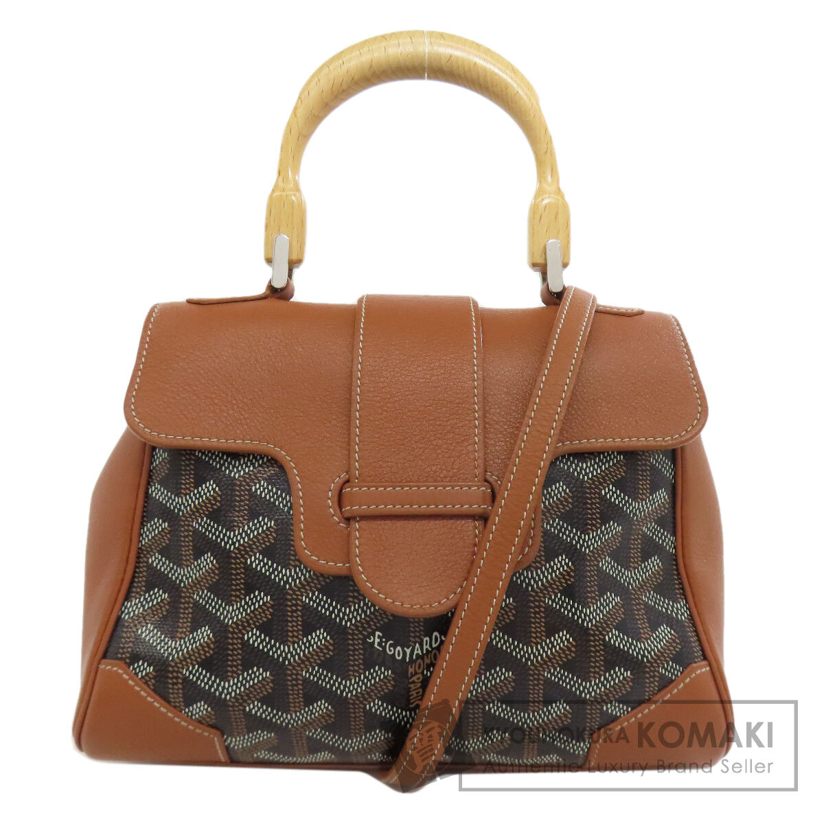 ゴヤール GOYARD サイゴン ミニ 2WAY ハンドバッグ コーティングキャンバス レディース 中古