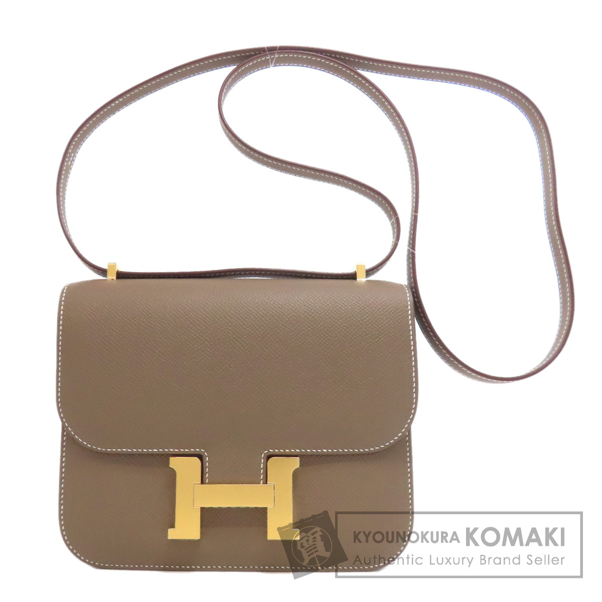 エルメス HERMES コンスタンスミニ エトープ ゴールド金具 ショルダーバッグ エプソン 中古