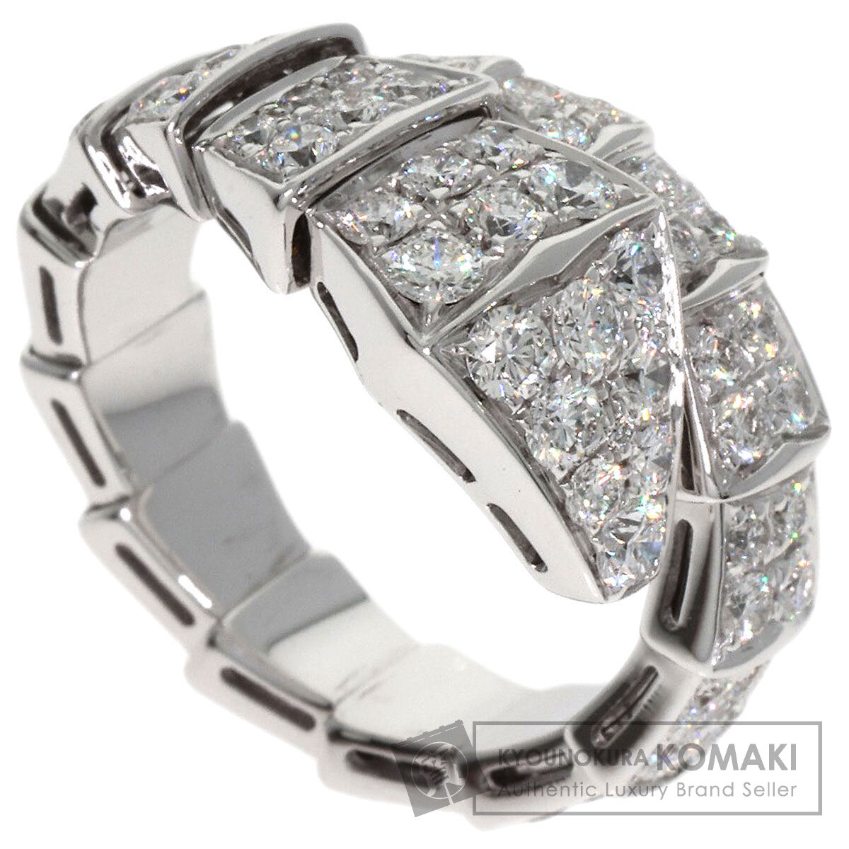 ブルガリ BVLGARI セルペンティ ヴァイパー S ダイヤモンド リング・指輪 中古