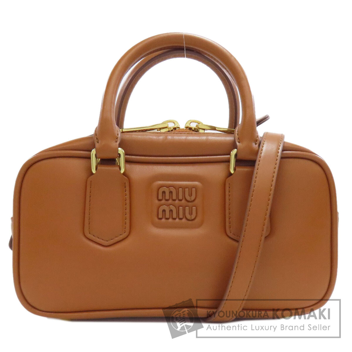 ミュウミュウ MIUMIU アルカディ 2WAY ハンドバッグ レザー レディース 中古