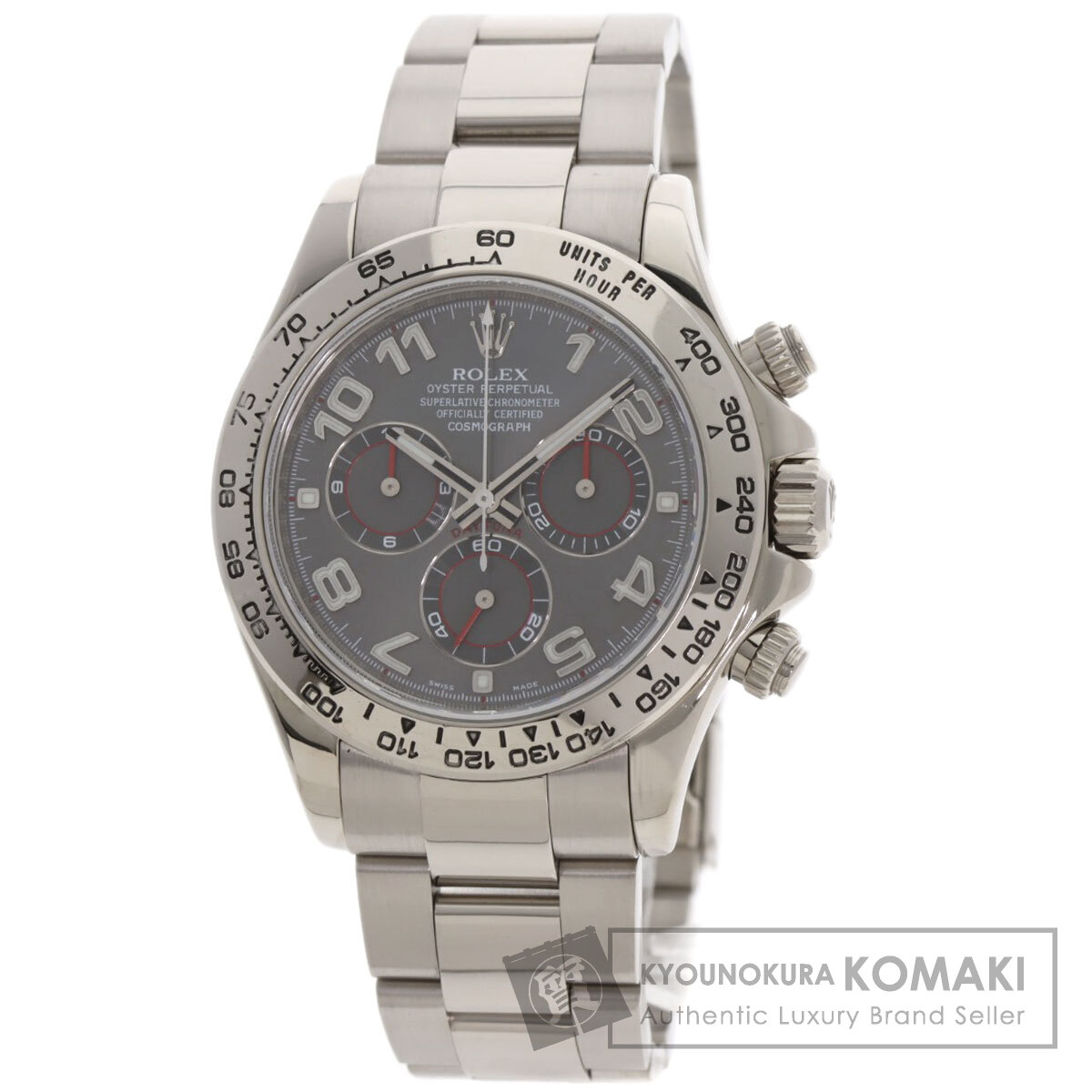 ロレックス ROLEX 116509 コスモグラフ デイトナ グレーアラビア 腕時計 中古