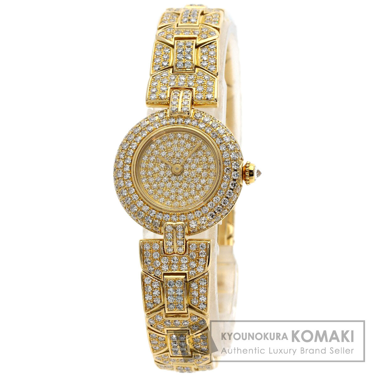 カルティエ CARTIER WB1027BL コリゼ SM マリア 文字盤・ベゼル・ブレス ダイヤモンド 腕時計 中古