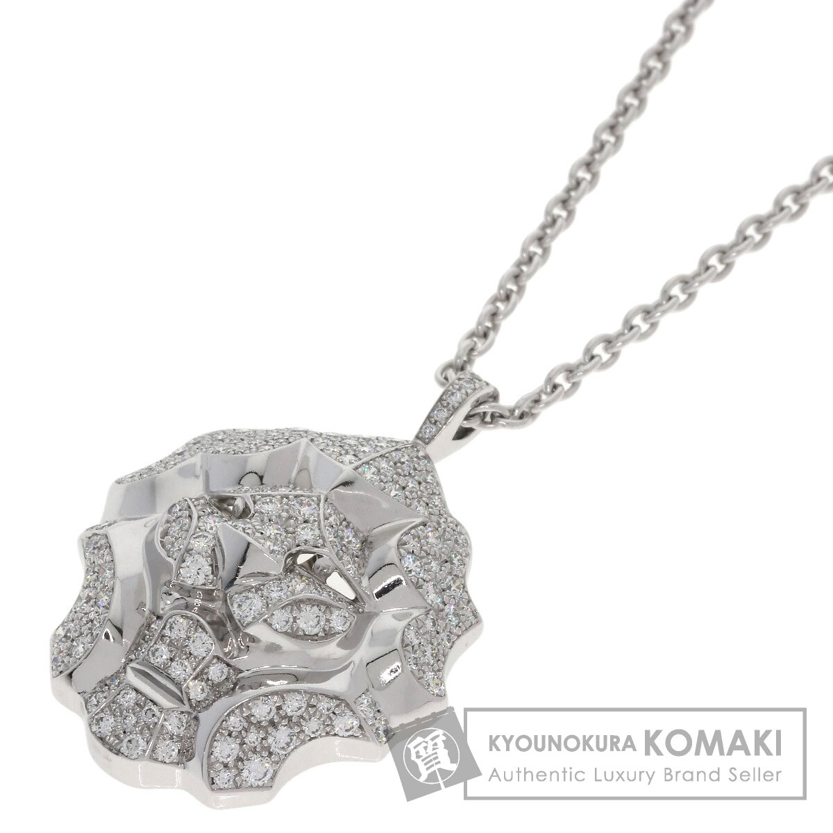 シャネル CHANEL スー ル シーニュ デュ リオン ダイヤモンド ネックレス 中古