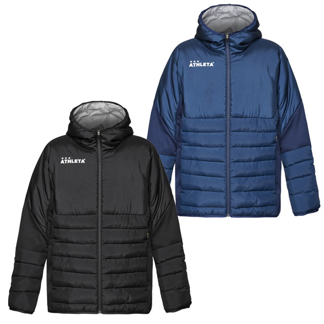 20％OFF！ アスレタ サッカー フットサル トレーニングウェア 中綿ウォームジャケット 防寒 【ATHLETA2024FW】 04165