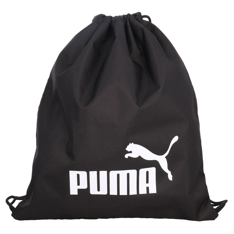 プーマ サッカー フットサル PUMA PHASE ジムサック ブラック リュック ナップサック バッグ かばん 部活 収納 ランドリーバッグ 091163-01