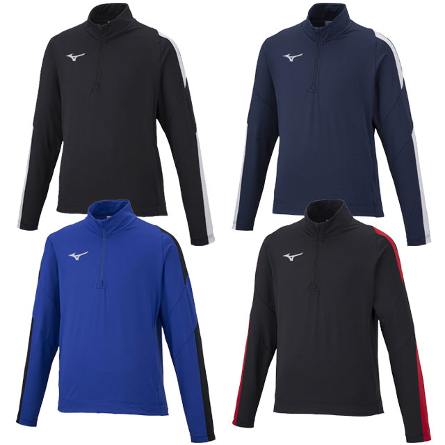 ミズノ サッカー フットサル ジュニア ＴＭストレッチニットシャツ トレーニングウェア ウォームアップシャツ 【mizuno2022FW】 P2MC2680