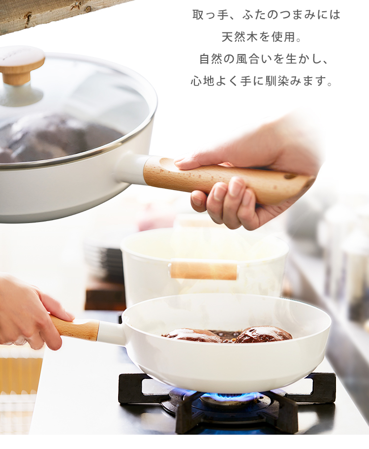 大感謝祭セール フライパン セット Ih アイリスオーヤマ オシャレ 白 6点セットルオント Luo Se6w モールセンター Ssl Daikyogo Or Jp