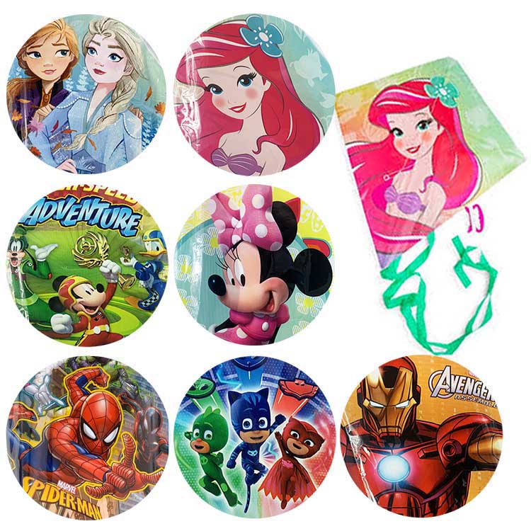 定形外送料無料/ ディズニー キャラクター ダイヤモンド カイト 凧 スポーツカイト 凧揚げ たこ お正月 アウトドア レジャー 遊び おもち