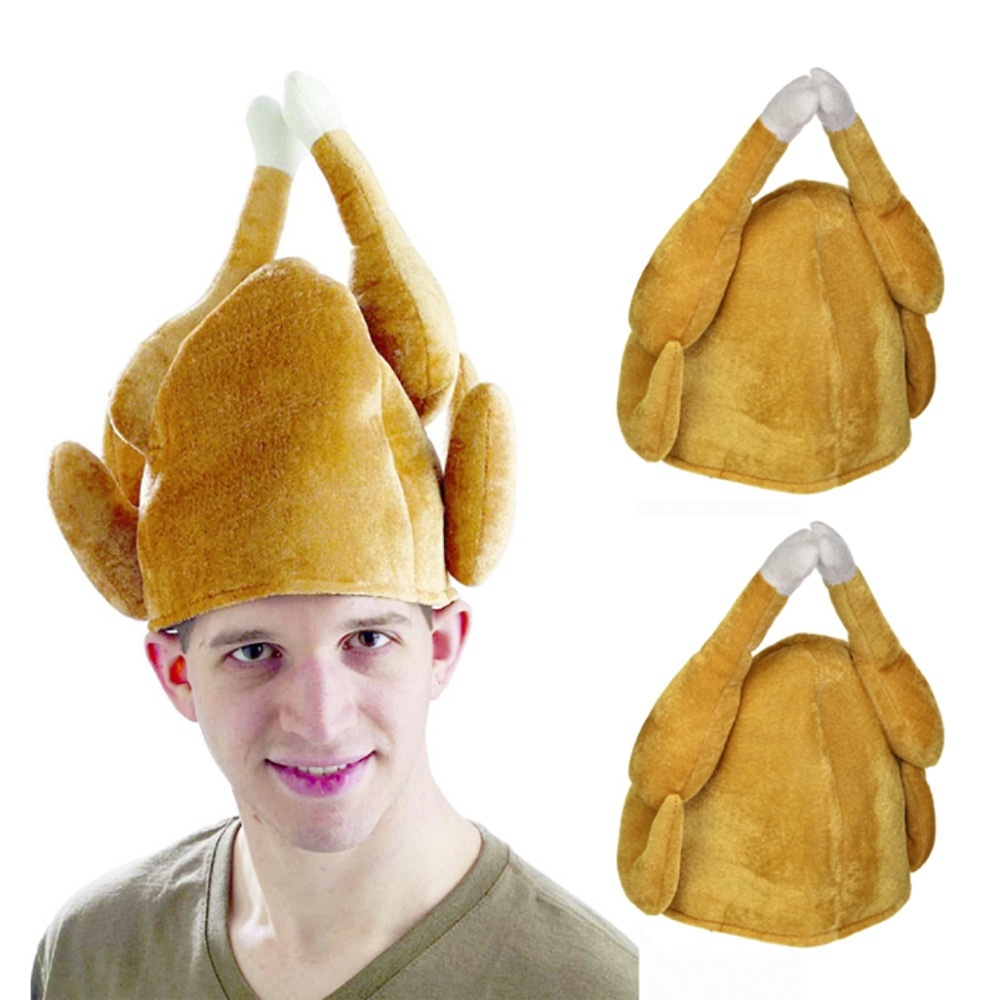 クリスマス チキンorクリスマスツリー 帽子 被り物 コスプレ Xmas Christmas 仮装 パーティーグッズ イベント用品 面白 ツリー 肉 鳥 鶏