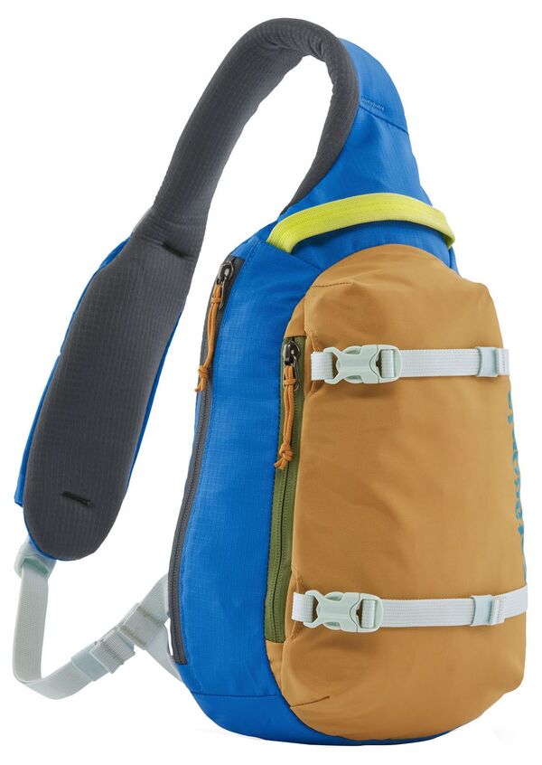 パタゴニア メンズ ボディバッグ・ウエストポーチ バッグ Patagonia 8L Atom Sling Patchwork Vessel Blue