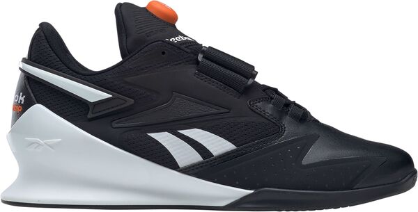 リーボック メンズ スニーカー シューズ Reebok Men's Legacy Lifter III Weightlifting Shoes Black/White/Orange
