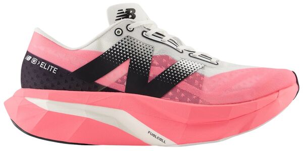 ニューバランス メンズ スニーカー シューズ New Balance Men's FuelCell SuperComp Elite v4 Running Shoes Pink/White