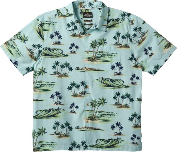 クイックシルバー メンズ シャツ トップス Quiksilver Men's Waterman Day Dreamin' Woven Shirt Cool Blue