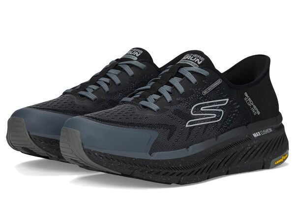 スケッチャーズ メンズ スニーカー シューズ Hands Free Slip-ins Max Cushioning Premier 2.0 - 100% Waterproof Stanch Black/Black