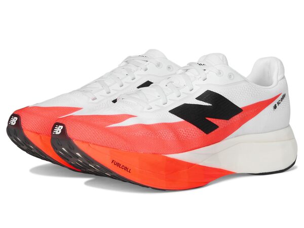 ニューバランス レディース スニーカー シューズ FuelCell SuperComp Elite v5 Urgent Red/Whit