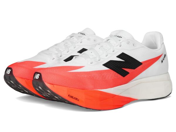 ニューバランス メンズ スニーカー シューズ FuelCell SuperComp Elite v5 Urgent Red/Whit