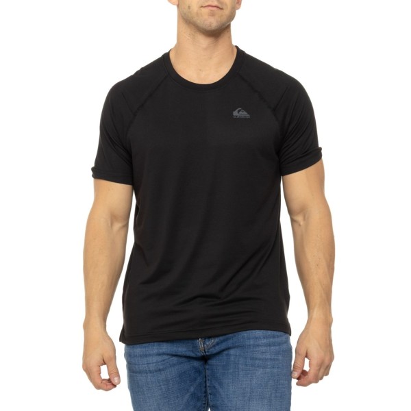 クイックシルバー メンズ シャツ トップス Quiksilver Brag About T-Shirt - Short Sleeve Black Onyx