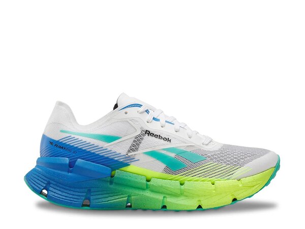 リーボック メンズ スニーカー シューズ Floatzig X1 Running Shoe Off White/Blue/Yellow