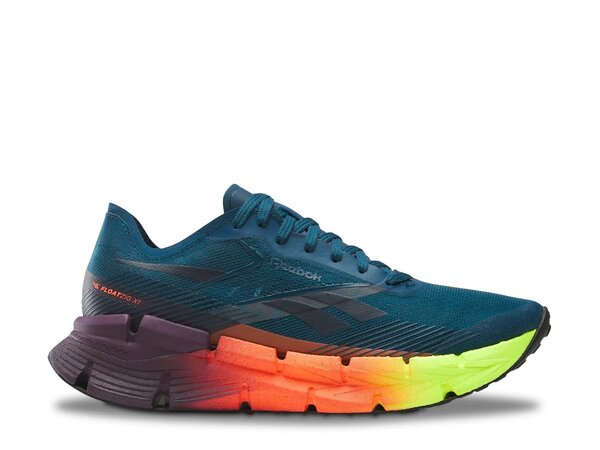 リーボック メンズ スニーカー シューズ Floatzig X1 Running Shoe Dark Blue/Purple/Yellow