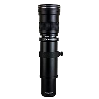 【未使用 中古品】Opteka 420???1600?mm f / 8.3?HD望遠ズームレンズfor Nikon d4s , d4(中古品)/家電＆カメラ カメラ用交換レンズ/Opteka/