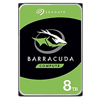 【中古品】【Amazon.co.jp限定】Seagate BarraCuda 3.5 8TB 内蔵ハードディスク HDD (中古品)