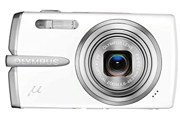 【中古】OLYMPUS デジタルカメラ μ1020 (ミュー) リリーホワイト μ1020WHI