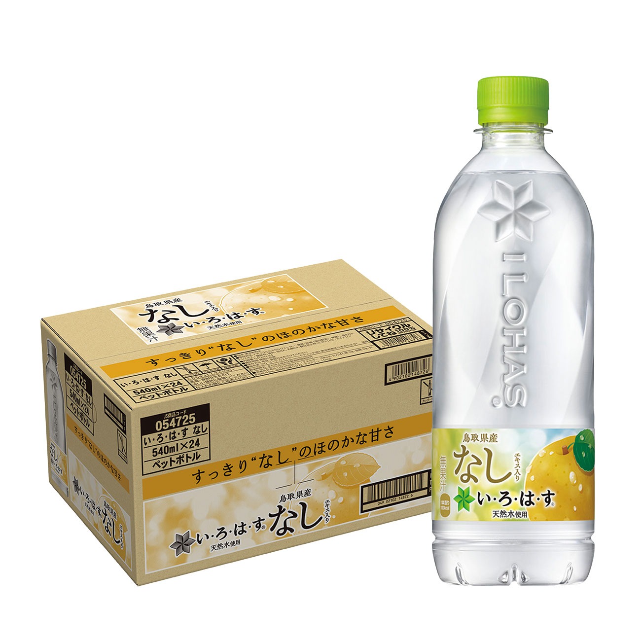 送料無料 コカ・コーラ い・ろ・は・す なし 540ml×1ケース/24本