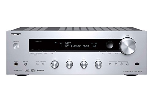 ONKYO ネットワークステレオレシーバー ハイレゾ音源対応 シルバー TX-8150(中古品)