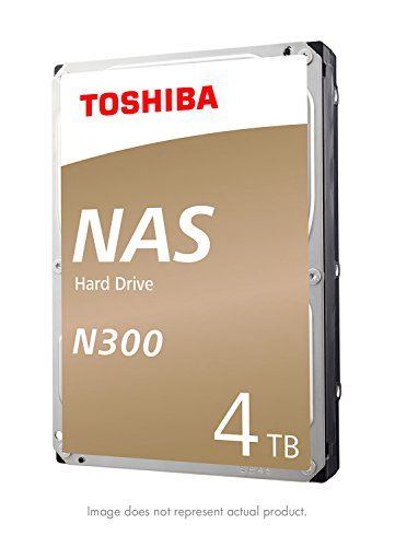 (中古品)東芝N300 4TB NAS 3.5インチ内蔵ハードディスク - SATA 6 Gb/s 7200 RPM 128MB（HDWQ140XZSTA）/Toshiba America Elect