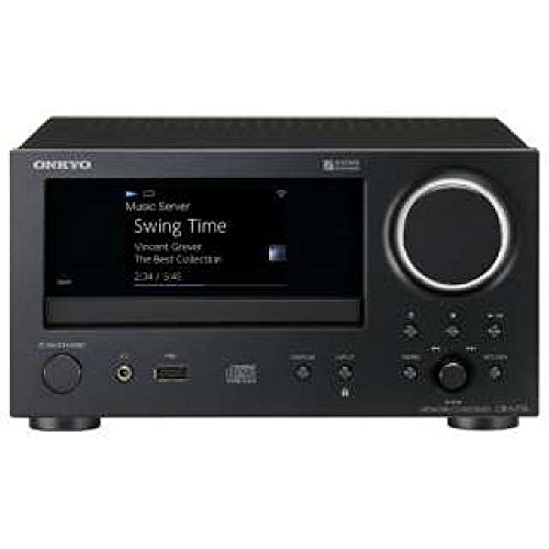 ONKYO ネットワークCDレシーバー ハイレゾ対応 ブラック CR-N775(B) 国内(中古品)