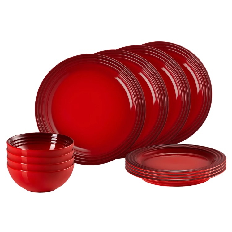 【お取り寄せ商品】【アメリカコストコ品】ル・クルーゼ 12ピース ディナーウェアセット Le Creuset 12-piece Dinnerware Set