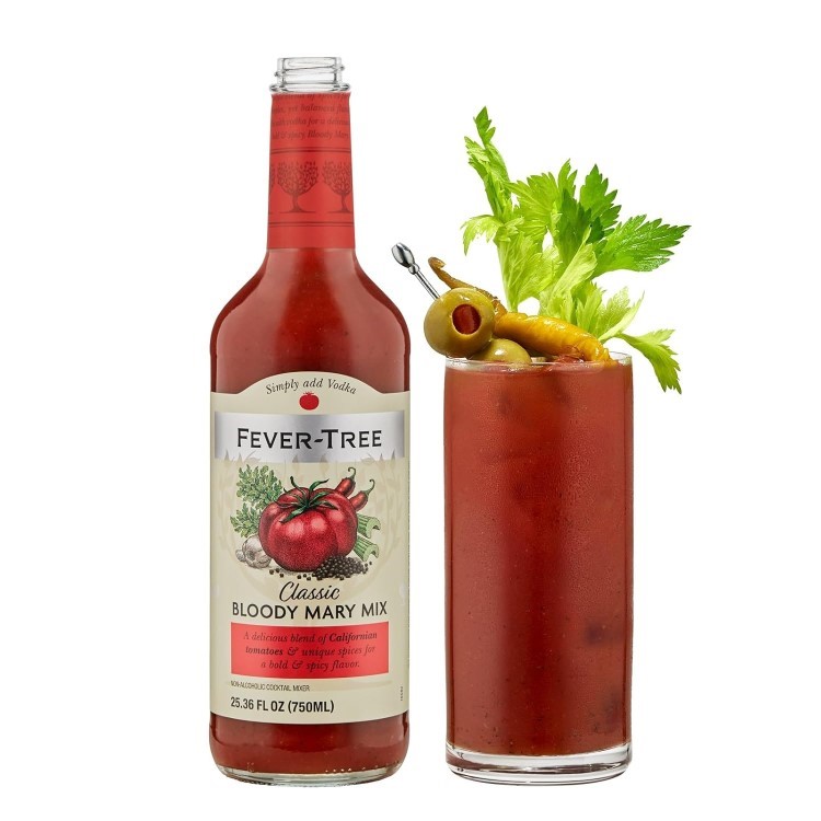 【お取り寄せ商品】フィーバーツリー ブラッディメアリー ミックス ノンアルコール - 750 ML ガラス ボトル Fever-Tree Bloody Mary Mix