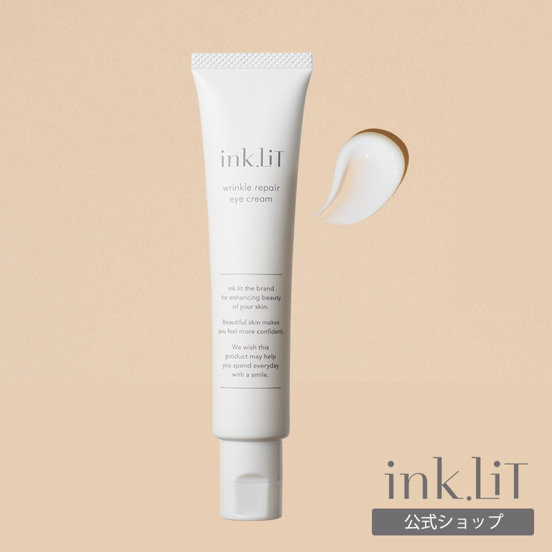 美白 シワ改善 抗炎症 ハリ感濃密クリーム 医薬部外品 ナイアシンアミド 無添加 ink.Lit リンクルリペア アイクリーム 40g