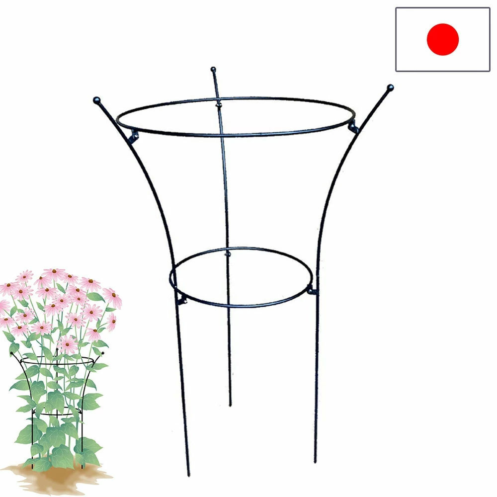 プラントサポート 花支え 花支柱 アイアン 屋外 植物支柱 日本製 No.420 小林金物 ガーデニング 菜園 組み立て 支柱 園芸 家庭菜園 園芸資材 資材 園芸用品 プランター 手軽 便利 燕三条 シンプル ベーシック 定番 使いやすい