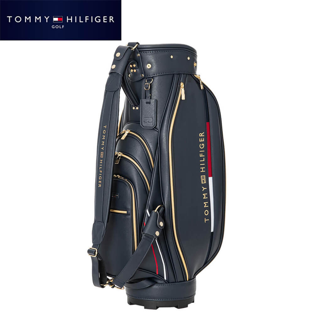 トミー ヒルフィガー ゴルフ ユニセックス クラシックスポーツ カートキャディバッグ THMG5FCB 30 ネイビー [2025年モデル]