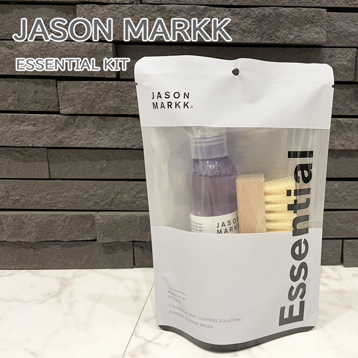 【ブランド】ジェイソンマーク/JASON MARKK【品名】シューズ用合成洗剤【内容】クリーニング液×1、クリーニングブラシ×1【用途】靴の洗浄【液性】弱アルカリ性【成分】界面活性剤(53.6％)、脂