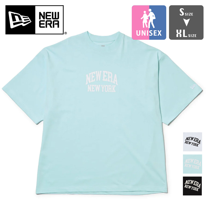 ・どこか懐かしいクラシカルなカレッジTシャツ ユニセックスで着ていただけるカレッジロゴをフィーチャーしたコレクション。8ozのコットン生地を採用。オーバーサイズドフィット。 NEW ERA ニューエラ