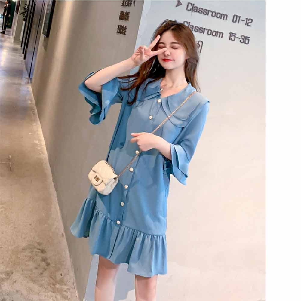 プチプラワンピース オシャレ フレアワンピース オシャレ オシャレ フレア ラッパ袖 結婚式 二次会 パーティー ワンピ ミニワンピ 通販