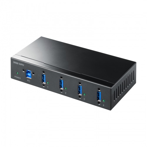 USB-IF認証取得した耐久性に優れた仕様。DINレールへの設置に対応した産業用USBハブ。
