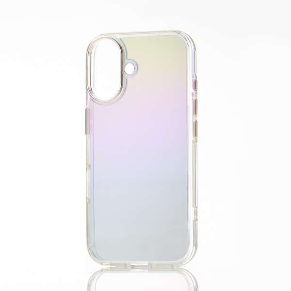 オーロラのような輝きが美しい、ポリカーボネートとTPU(熱可塑性ポリウレタン)の2素材を組み合わせた、 & meシリーズのハイブリッドケースです。